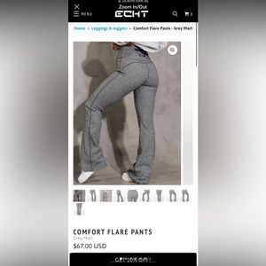 Womens grey Echt leggings